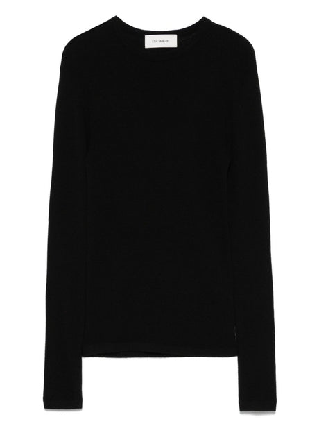 Black Crew Neck Long Sleeve T Shirt