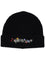 Floral Bookish Classic Beanie Black Multicolor