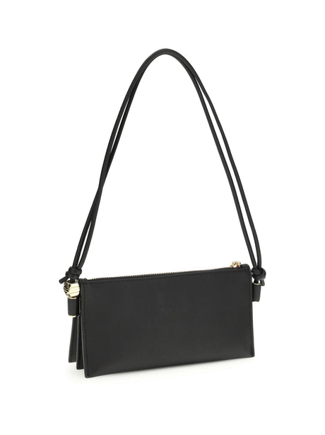 Loewe Joya Clutch Bag in calfskin - Black
