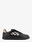 Burberry Leather sneakers with Traditional Check inserts - Black/Sand Ip Chk
