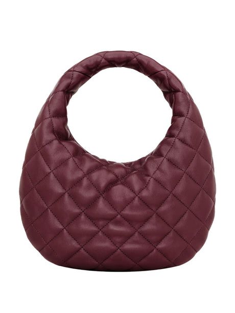 Saint Laurent ICARE Small Lambskin Handbag - Rouge Cabernet