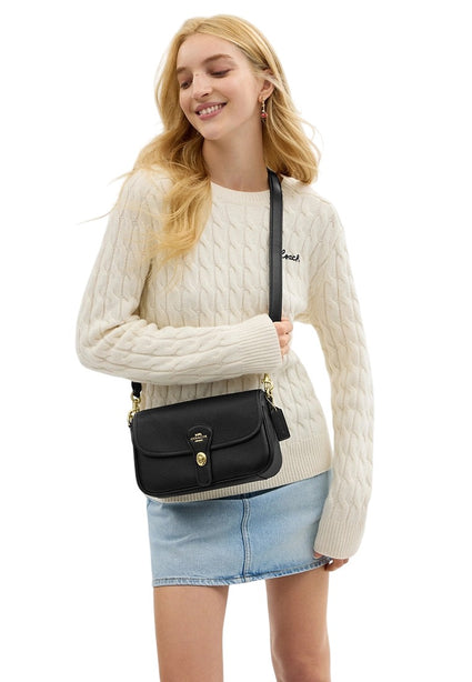 Coach Hadley Shoulder Bag - Black