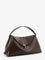 Toteme T-Lock Leather Handbag - Bark