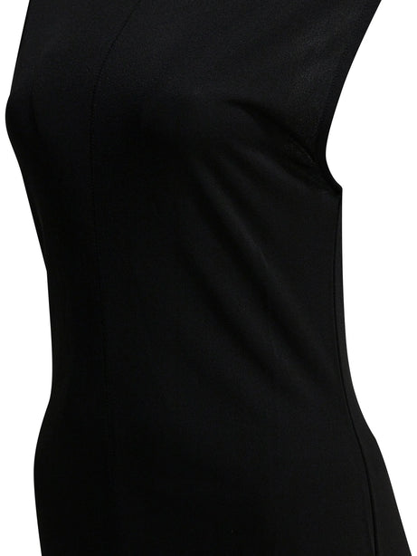 Ami Paris Long sheath dress - Black