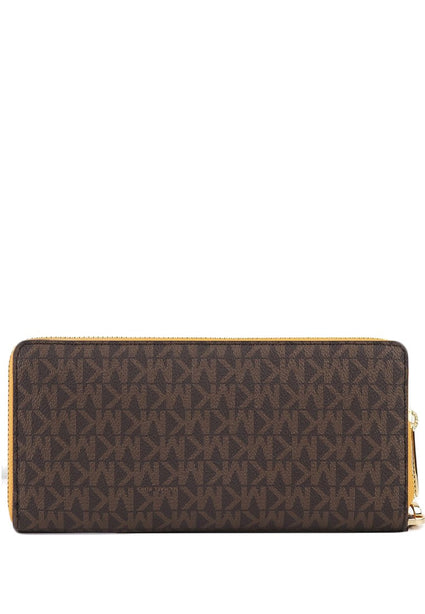Michael Kors Jet Set Travel Large Travel Signature Continental Wallet - Brown