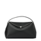 Medium Grained Leather Handbag - Black