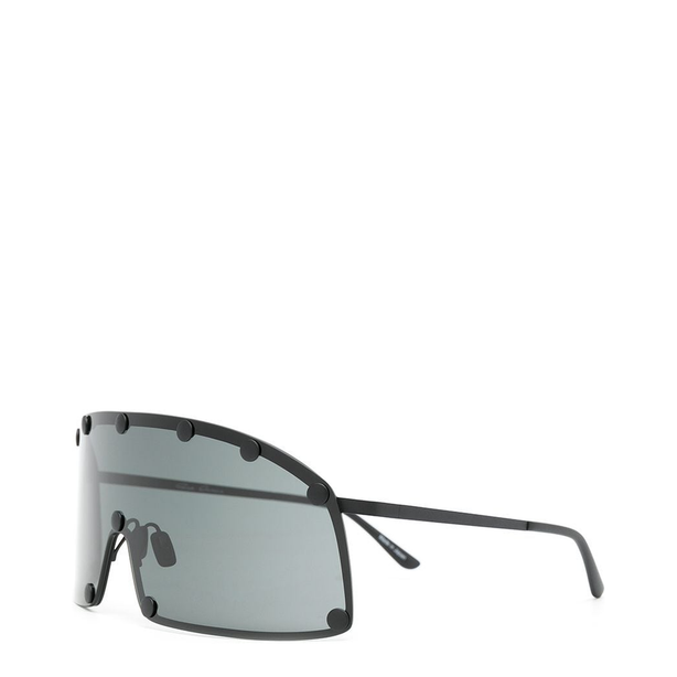 Black Metal Oversized Sunglasses