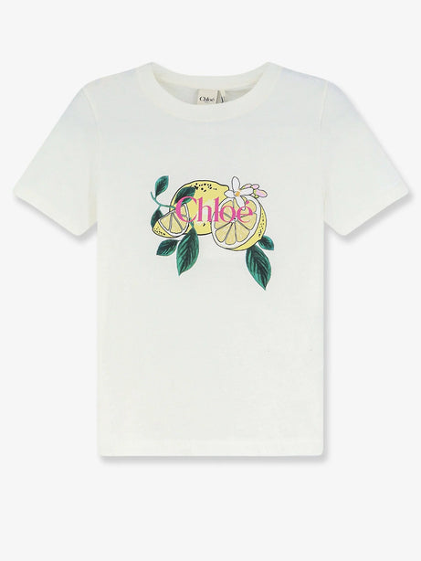Chloé Cotton T-shirt - Iconic Milk