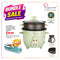 La Gourmet 0.6L Rice Cooker with Non-stick Steamer (Mint Green) Free: La Gourmet Pac2Go Sassy Collection Detachable Fork & Spoon - Turquois