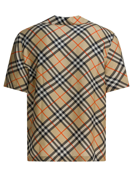 Burberry Oversized silk shirt - Beige