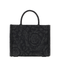 Barocco Athena Small Calfskin Shopper Bag - Black