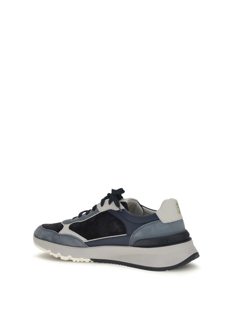 Brunello Cucinelli Leather Sneakers - Night Sky