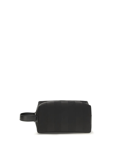Fendi Striped Beauty Case - Nero+Palladio