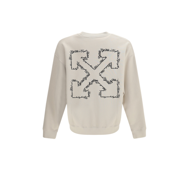 Script Arrow Crewneck Sweatshirt