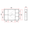 Rubine PVC Mirror Cabinet | RMC-ACO-8060D1S2