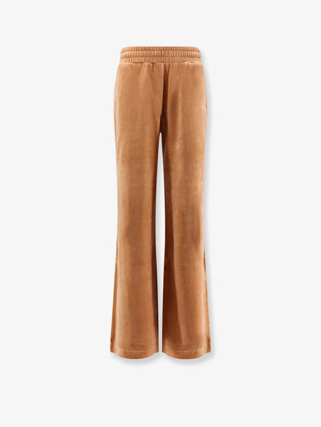 Chloe' Velvet joggers trousers - Smoked Ochre