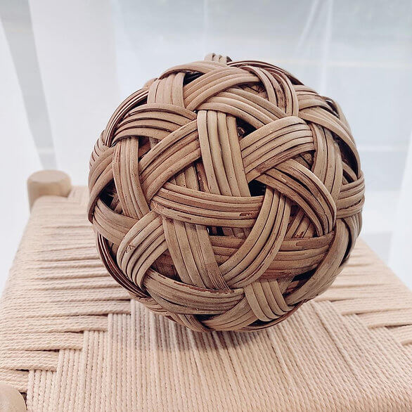 Rattan Woven Ball - Natural