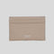 FERRAGAMO Gancini Leather Credit Card Holder Warm Taupe RS-220007