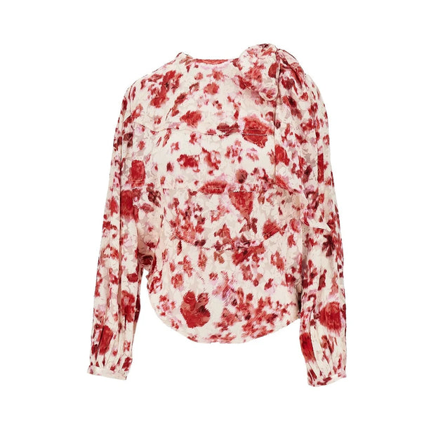 ISABEL MARANT Printed silk 'Firma' blouse