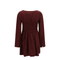 Long Sleeve Satin Mini Dress