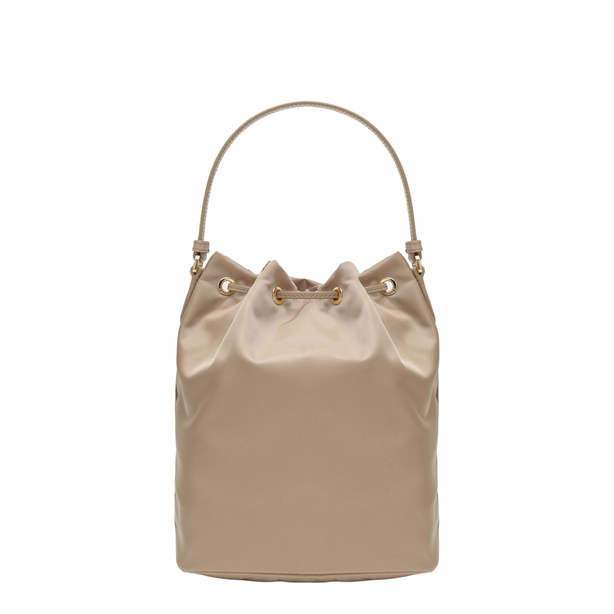 Duet Re-Nylon Bucket Bags - Beige