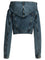 AlaïA Denim jacket with hood - Light Blue