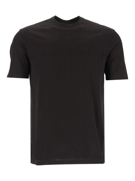 Emporio Armani Cotton T-Shirt - Black