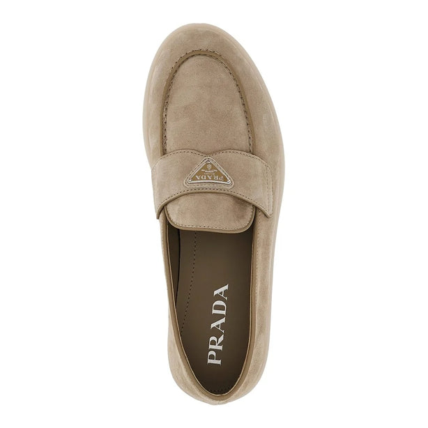 PRADA Suede leather loafers