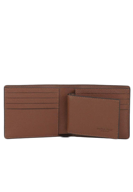 Coach Mens Boxed 3-In-1 Wallet Gift Set - Brown
