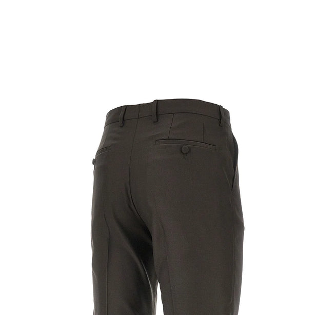 DOLCE&GABBANA Virgin wool twill tailored pants