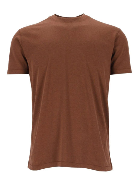 Tom Ford Crew Neck T-Shirt - Brown