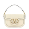 Alltime Woven Leather Shoulder Bag - Ivory