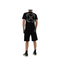 Sporty Bermuda Shorts with Embroidered Arrow