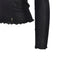 SAINT LAURENT Silk top with Cassandre detail