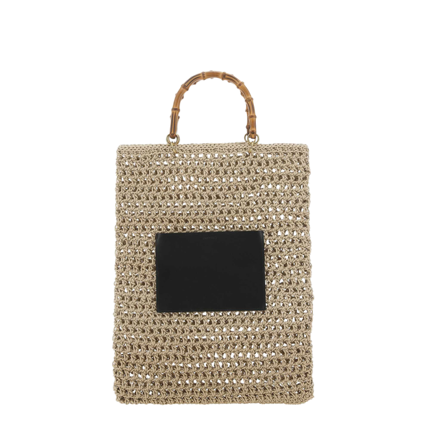 Base Shopper Medium Fabric Tote - Beige
