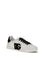 Dolce & Gabbana Leather Sneakers with logo - White/Black