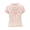 DIESEL Strass-embellished burnout-effect T-shirt
