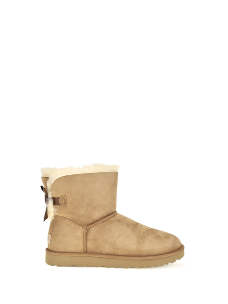 Ugg Mini Bailey Bow II Boots - Chestnut