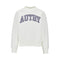 AUTRY Striped logo College sweatshirt