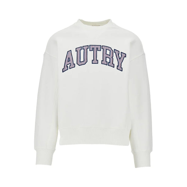 AUTRY Striped logo College sweatshirt