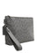 Coach Mens Pouch In Signature Canvas - Grey/Black