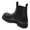 Black Leather Chelsea Biker Boots