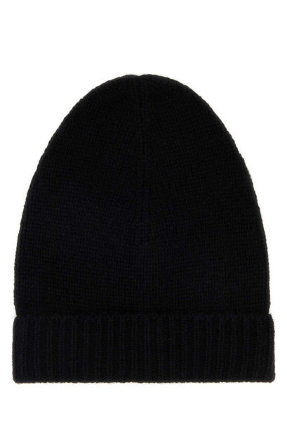 Black Cashmere Blend Pavir Beanie