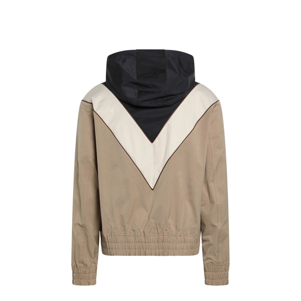 Multicolor Stretch Polyester Bomber Jacket