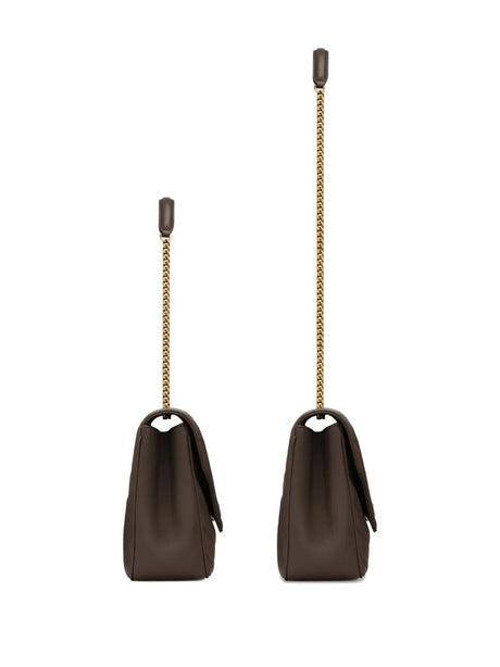 Saint Laurent Loulou Large Matelassé Lambskin Shoulder Bag - Urban Grey