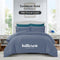 Hillcrest ComfyLux Solid 988TC | Fitted Sheet Set I No Quilt Cover - 6 Colour