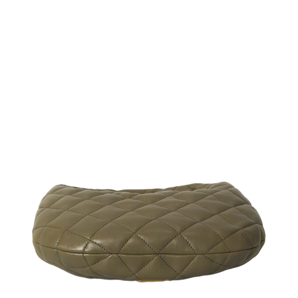 Saint Laurent Icarino Quilted Nappa Handbags - Strong Moss