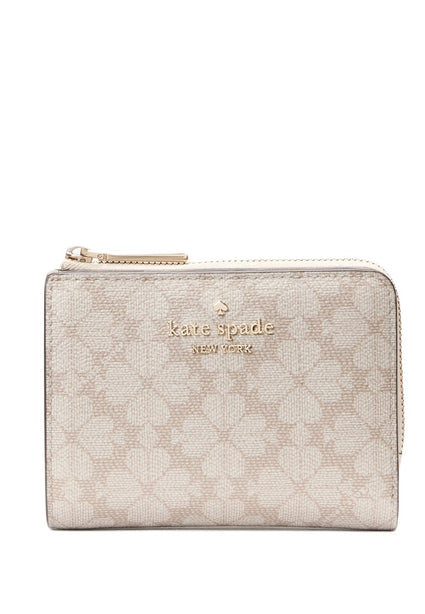 Kate Spade Kate Spade Spade Flower Small L-zip Wallet - Dark Beige