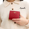 Coach Snap Wallet - Poppy C2862