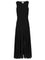 AlaïA Pleated Sheer Dress - Black